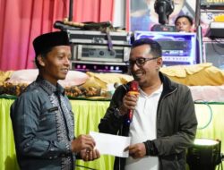 Bupati Eka Putra Sampaikan Apresiasi Saat Hadiri Malam Penggalangan Dana Di Jorong Badui