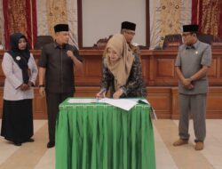 DPRD Dan Pemko Payakumbuh Tanda Tangani Ranperda Perubahan Angara Belanja 2023