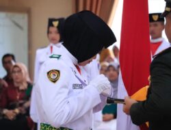 Pj. Wako Rida Ananda Hadiri Pengukuhan 54 Paskibraka yang Akan Bertugas di Balai Kota