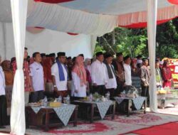Disambut Drumband Batalyon, Tim Penilai LPM Provinsi Sambangi LPM Tiakar