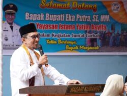 Bupati Eka Putra Kunjungi Yayasan Istana Yatim  Assyifa Pada Kegiatan Jumat Curhat Bersama Santri