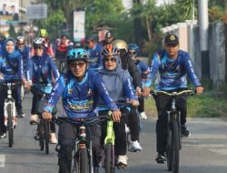 Bupati Eka Putra Ikuti Gowes Bareng Luhak Nan Tuo 2 Dan 2000 Orang Pesepada Lainnya