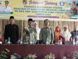 Bupati Safaruddin Buka Bimtek Analisis CP Mulok BAM Guru SD Dan SMP