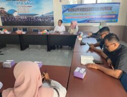 Perumda Air Minum Tirta Sago (PAMTIGO) menggelar Forum Konsultasi Publik (FKP) pengurusan Surat Izin Pemanfaatan Air Tanah (SIPA)