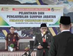 Bupati Safaruddin Lantik Herman Azmar Jadi Pj Sekda Lima Puluh Kota