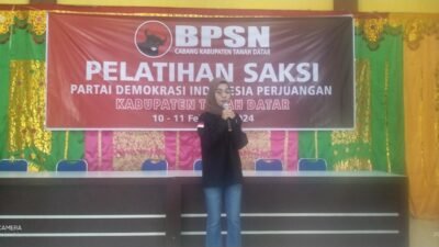 PDIP Kabupaten Tanah Datar, adakan Pelatihan Saksi