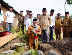 Pembangunan MDS di Tanah Datar, Bupati Eka Putra Letakan Batu Pertama Pembangunannya