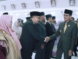 Mengawali Tahun 2024, Bupati Lima Puluh Kota Lakukan Penyegaran 40 Pejabat