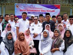Bupati Eka Putra Hadiri Rapat Kerja Wali Nagari IV Kec. Salimpaung