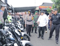 Pj Walikota  Menghadiri Apel Gelar Pasukan Operasi Singgalang 2024