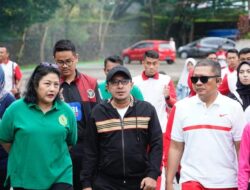Meriahkan Hari Bhayangkara ke-78, Bupati Eka Putra Ikuti Olahraga Bersama yang Digelar Polres Tanah Datar