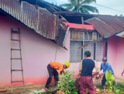 Sebuah Rumah Tertimpa Pohon, Pemko Payakumbuh Langsung Aksi Cepat