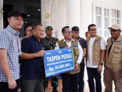 Terima Bantuan Untuk Korban Banjir Bandang, Bupati Eka Putra : Terimakasih Atas Kepedulian Seluruh Pihak