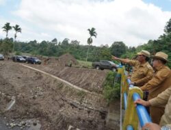 Kunjungi Sabo Dam Pasie Laweh, Bupati Eka Putra Himbau Warga Selalu Waspada