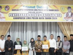Pemkab Lima Puluh Kota Serahkan Bonus Juara Umum MTQ Ke-40 Senilai 1,4 Milyar