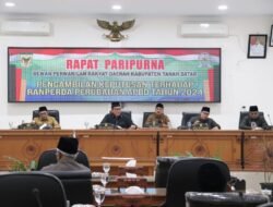 SAH “DPRD Setujui Rancangan Peraturan Daerah tentang Perubahan Anggaran Pendapatan dan Belanja Daerah (APBD) Tahun 2024