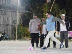Dukung Kegiatan Pemuda Bersifat Positif, Bupati Eka Putra Buka Turnamen Futsal Lindbas Cup III