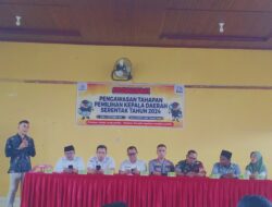 Panwascam Tanjung Baru Sosialisasi Pengawasan Tahapan Pemilihan Kepala Daerah Serentak Tahun 2024