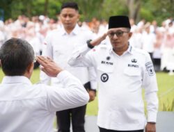 Bupati Eka Putra Pimpin Apel Gabungan ASN dan Non ASN di Lingkungan Pemkab Tanah Datar
