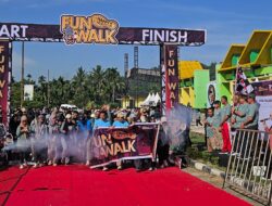 Ribuan Orang Semarakkan Fun Walk Gelaran KPU Limapuluh Kota