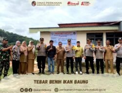 Tebar Benih Ikan Baung guna MendukungProgram Peningkatan Ketahanan Pangan di Kabupaten Lima Puluh Kota