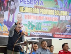 Bupati Eka Putra Buka Resmi Kejuaraan Provinsi Bola Volly Tingkat Sumbar