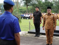Perdana di Tahun 2025, Bupati Eka Putra Pimpin Apel Pagi Gabungan