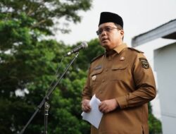 Perdana Selepas Dilantik, Wabup Ahmad Fadly Pimpin Apel Gabungan ASN Pemkab Tanah Datar