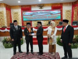 Ikuti Rapat Paripurna Perdana Selepas di Lantik, Bupati Sampaikan Nota Pengantar LKPj Tahun 2024