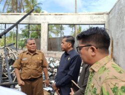 Ketua DPRD Dan Komisi C Tinjau SDN 54 Padang Tinggi Pasca Kebakaran