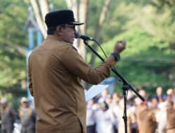 Pimpin Apel Gabungan, Bupati Eka Putra Berharap ASN Tingkatka Disiplin