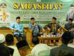 Bersilaturahmi Bersama Para Kiyai, Bupati Eka Putra : Kita Sambut Kiyai dan Pimpinan Ponpes Lain untuk Membangun Ponpes di Tanah Datar