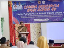 Dibuka Langsung Oleh Wabup Ahmad Fadly, Dinas Perpustakaan Dan Arsip Tumbuhkan Minat Baca Generasi Muda Dengan Gelar Lomba Bercerita Tingkat SD