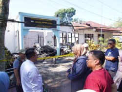 Bupati Eka Putra Kunjungi Kantor Dinas Pertanian Yang Terbakar, Kerugian Diperkirakan Mencapai Rp. 3 Milyar