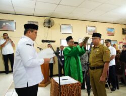 Pj. Wali Nagari Batu Taba Dilantik Wabup Ahmad Fadly