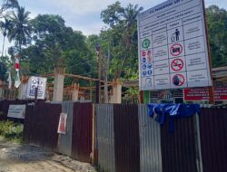 Renovasi Puskesmas Banja Laweh, Pekerja, “Kami Taat Akan Penggunaan APD”.