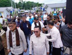 Diawali Pemukulan Tabuah Oleh Kepala BP BUMN Dony Oskaria, 80 Unit Huntap Segera Bangun