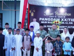 Bupati Hadiri Safari Ramadan Pangdam XX/TIB, Minta Agar Diusulkan Lagi Perbaikan Jembatan di Tanah Datar