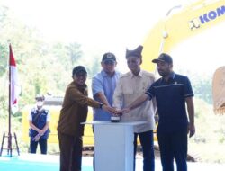 Ground Breaking Dilaksanakan, Sabo Dam Resmi Mulai Dibangun di Wilayah Tanah Datar