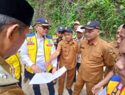 Dinas PUPRP Tanah Datar Laksanakan Monev Pembangunan Jembatan Lubuk Pauh