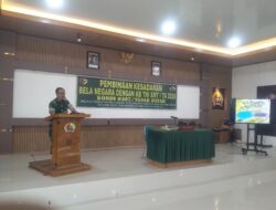 Kodim 0307/Tanah Datar Adakan Pembinaan Kesadaran Bela Negara