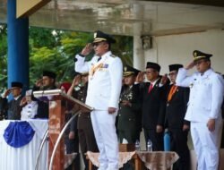 Bertindak Sebagai Irup Pada Peringatan Hari Lahir Pancasila, Bupati Eka Putra : Pancasila Fondasi Perdamaian Dunia