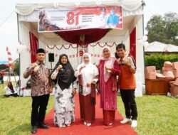 Ketua TPPKK Ny. Lise Eka Putra Hadiri Perayaan (HUT RI) ke-81 di Nagari Batipuah Baruah
