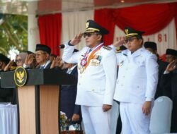 Peringatan HUT ke-81 Kemerdekaan RI, Bupati Eka Putra Bertindak Sebagai Inspektur Upacara
