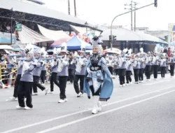 113 Kontingen Meriahkan Pawai Alegoris HUT Ke-81 RI di Payakumbuh